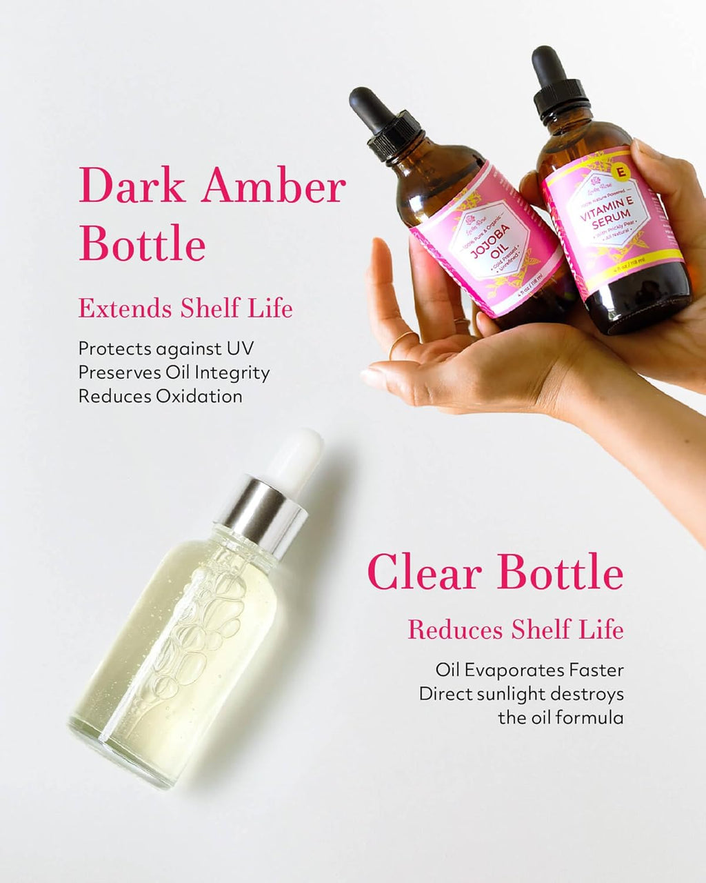 Jojoba Oil Organic, Pure Cold Pressed Carrier Oil, Natural Unrefined Moisturizer for Skin Hair and Nails 4 Oz